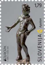 EUROPA - bronasti kipec Apolona