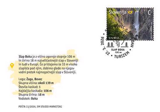 Turizem – slap Boka, dolina Soče