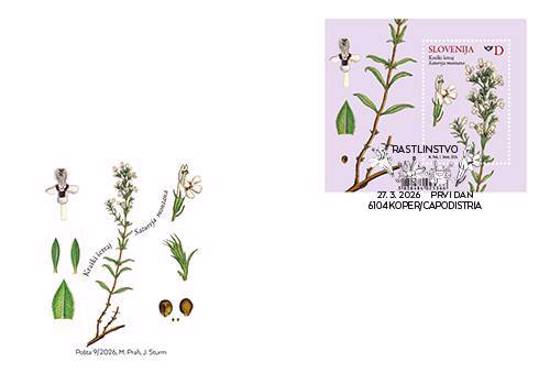 Rastlinstvo – divje začimbe – blok 