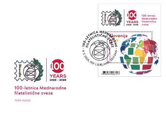 100-letnica Mednarodne filatelistične zveze - FIP